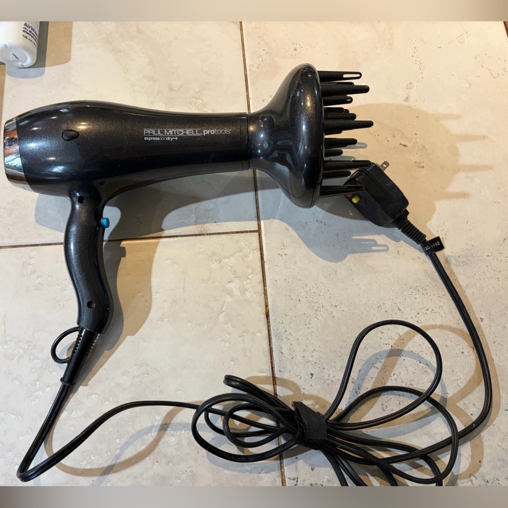 Express Ion Hair Dryer in Red and Black